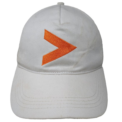 Outdoor Cap 5 Panel White One Size Snapback Hat Orange Logo Point32Health Corp