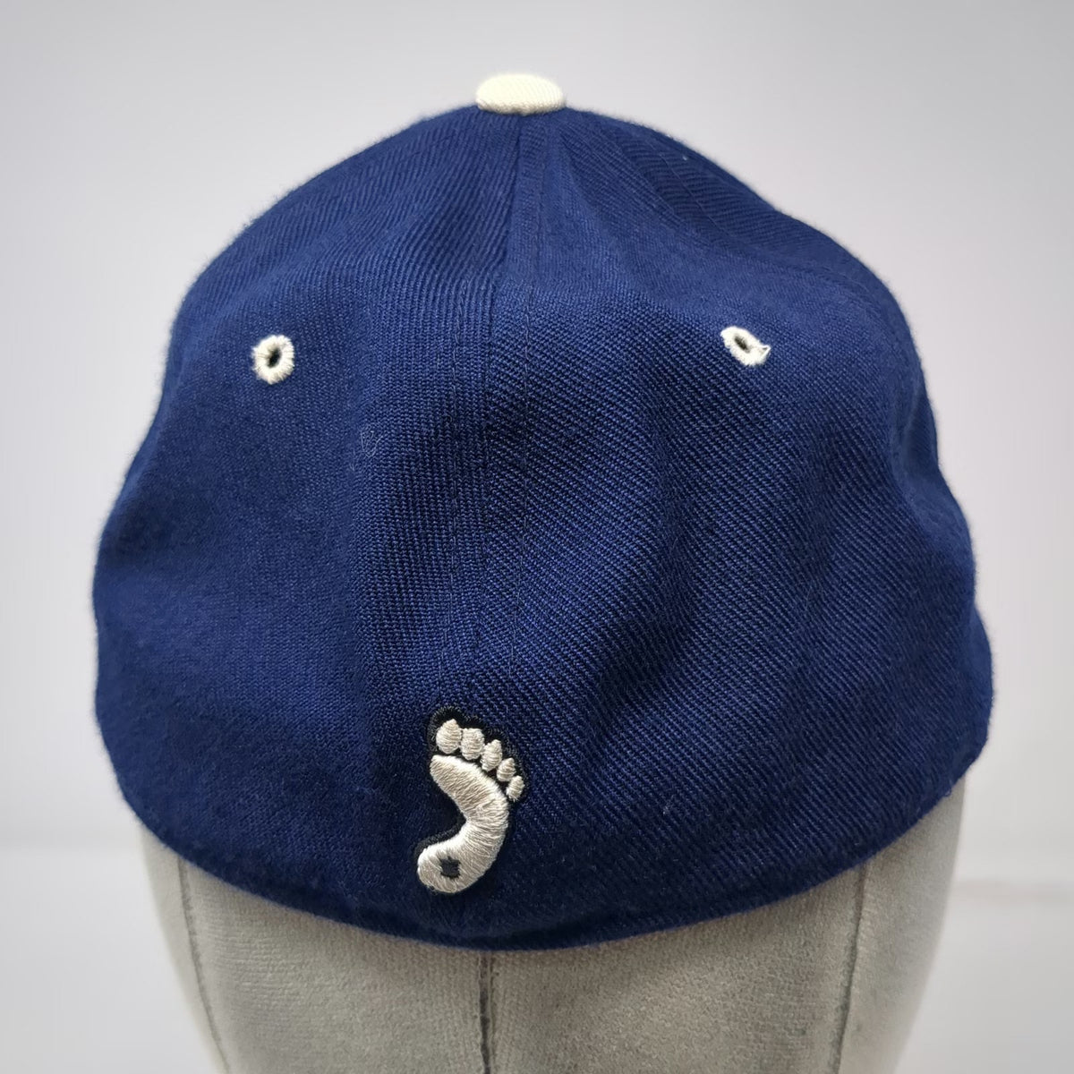 North Carolina Tar Heels NCAA Zephyr Cap Blue 7 Fitted Wool Blend Foot Logo Hat