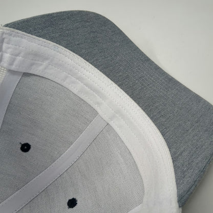 Richardson Trucker Hat Blue Gray White One Size Ardurra Leather Patch Mesh 112