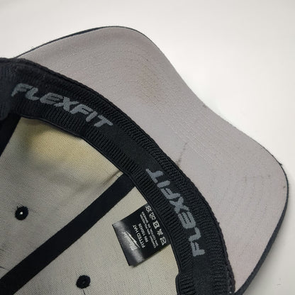 Milwaukee Baseball Cap Black One Size Flexfit Gray Logo Stretch Fit Work Hat