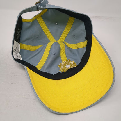 Smithsonian Baseball Cap Blue One Size Plant More Flowers Yellow Slideback Hat