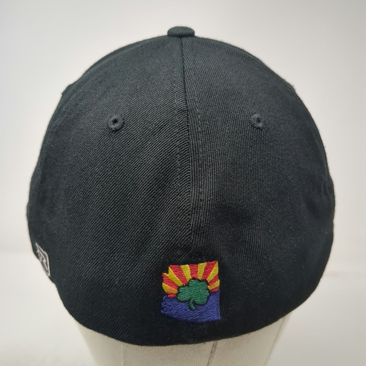 Richardson Baseball Cap Black XL JH Kelly Arizona Shamrock Gray Underbrim Hat