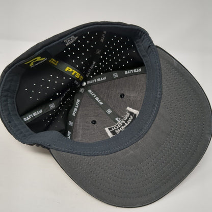 5-Tool Valor Fitted Hat Black S/M Embroidered Lightweight PTS30 Richardson
