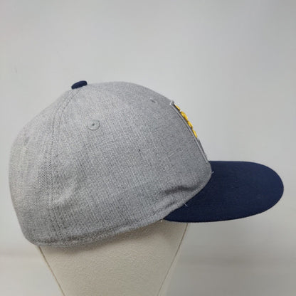 New Era Men's 59Fifty Fitted Hat Gray Size 7 1/4 Indiana Pacers Logo