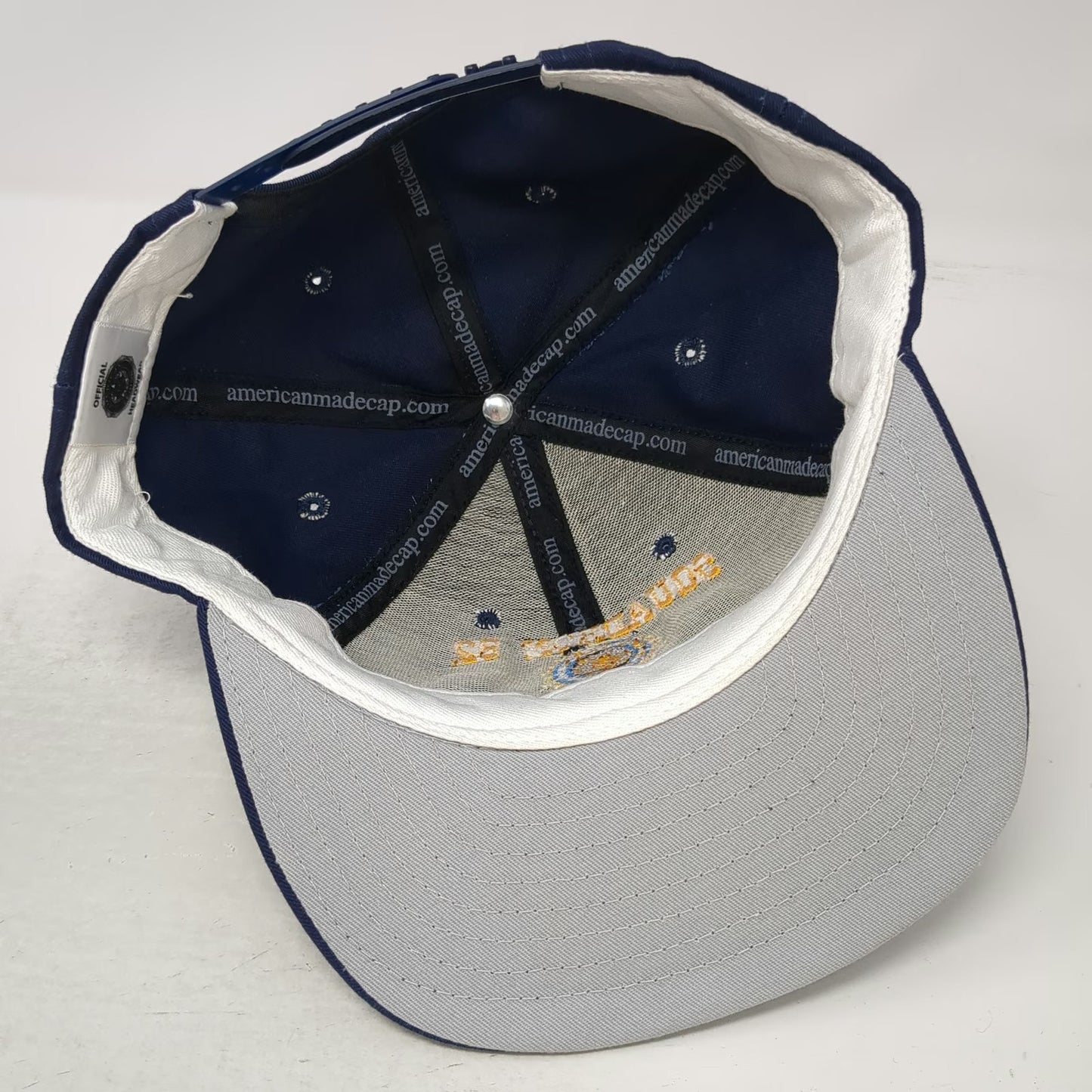 American Made Cap Snapback Blue One Size Squadron 92 Grafton MA Legion Hat