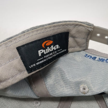 Pukka Snapback Gray Hat One Size Jug Mountain Ranch Heather Jersey Cotton Patch
