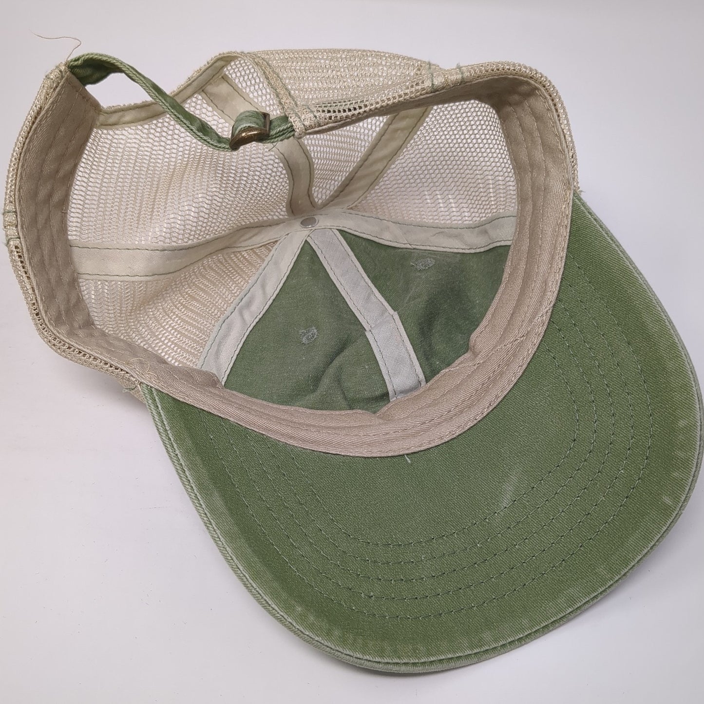 Unbranded Slideback Trucker Hat Terrace Green One Size Mesh Back Blank