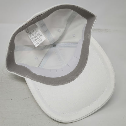 Hugo Boss Baseball Cap White One Size Tonal Logo Embroidery Stretch Fit Hat