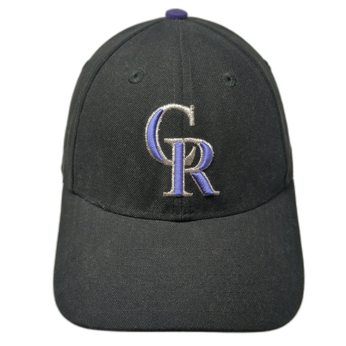 New Era Colorado Rockies MLB Baseball Cap Black One Size 9FORTY Strapback Hat