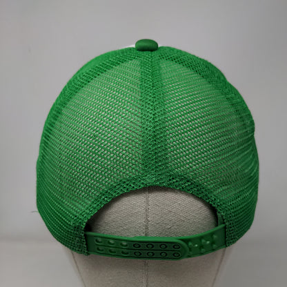 7-11 Beatbox Snapback Mesh Back Trucker Hat Green White Polyester Logo