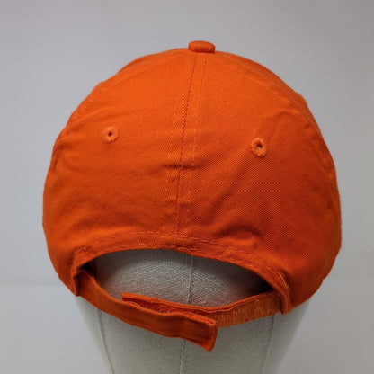 PCRD Strapback Hat Orange Youth One Size Adjustable Solid Port & Company