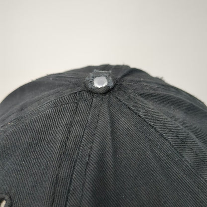 Dunkin' Baseball Cap Black One Size DNKN Embroidered Logo Pink Tab Strapback Hat