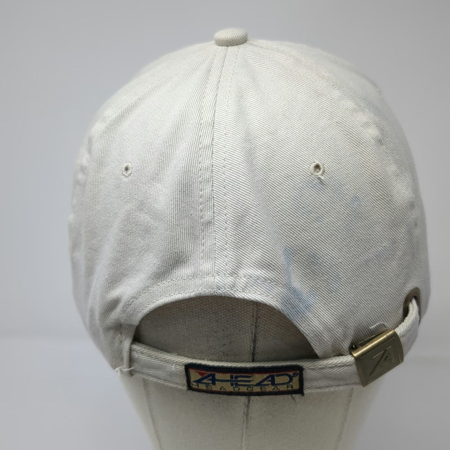 Ahead Winged Foot Golf Club Hat Baseball Cap Beige One Size Slideback Sports