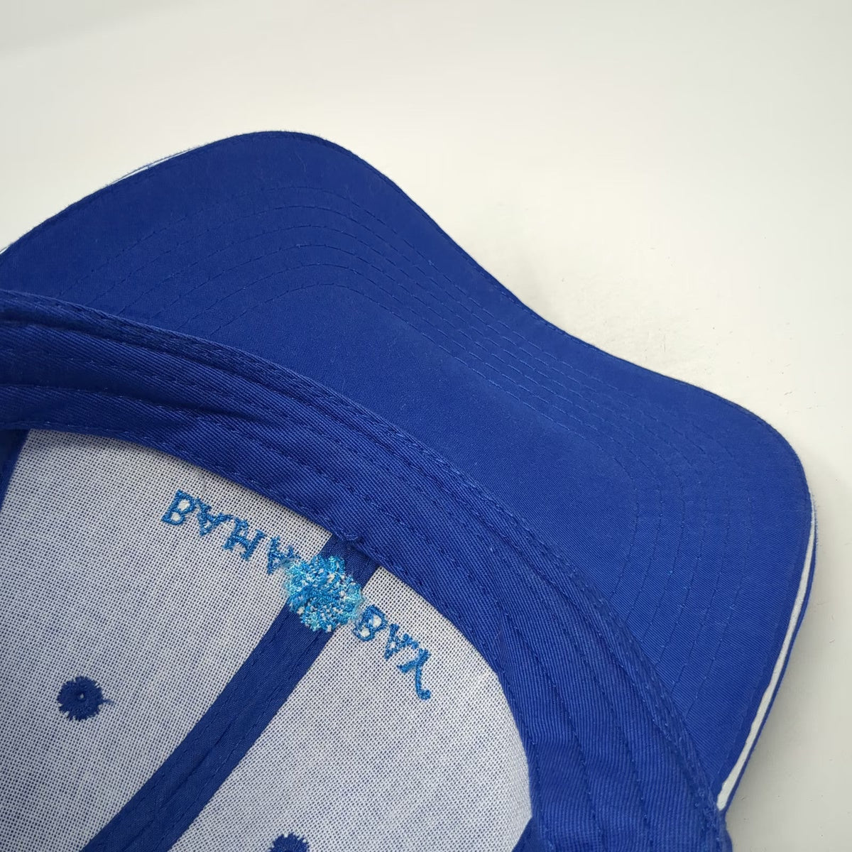 Adams Blue Baseball Cap One Size Baha Bay Bahamas Flag Water Park Resort Hat