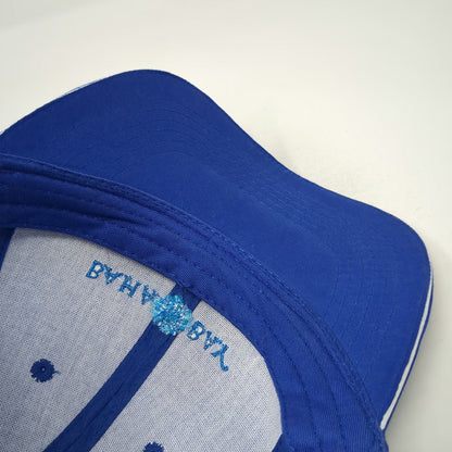 Adams Blue Baseball Cap One Size Baha Bay Bahamas Flag Water Park Resort Hat