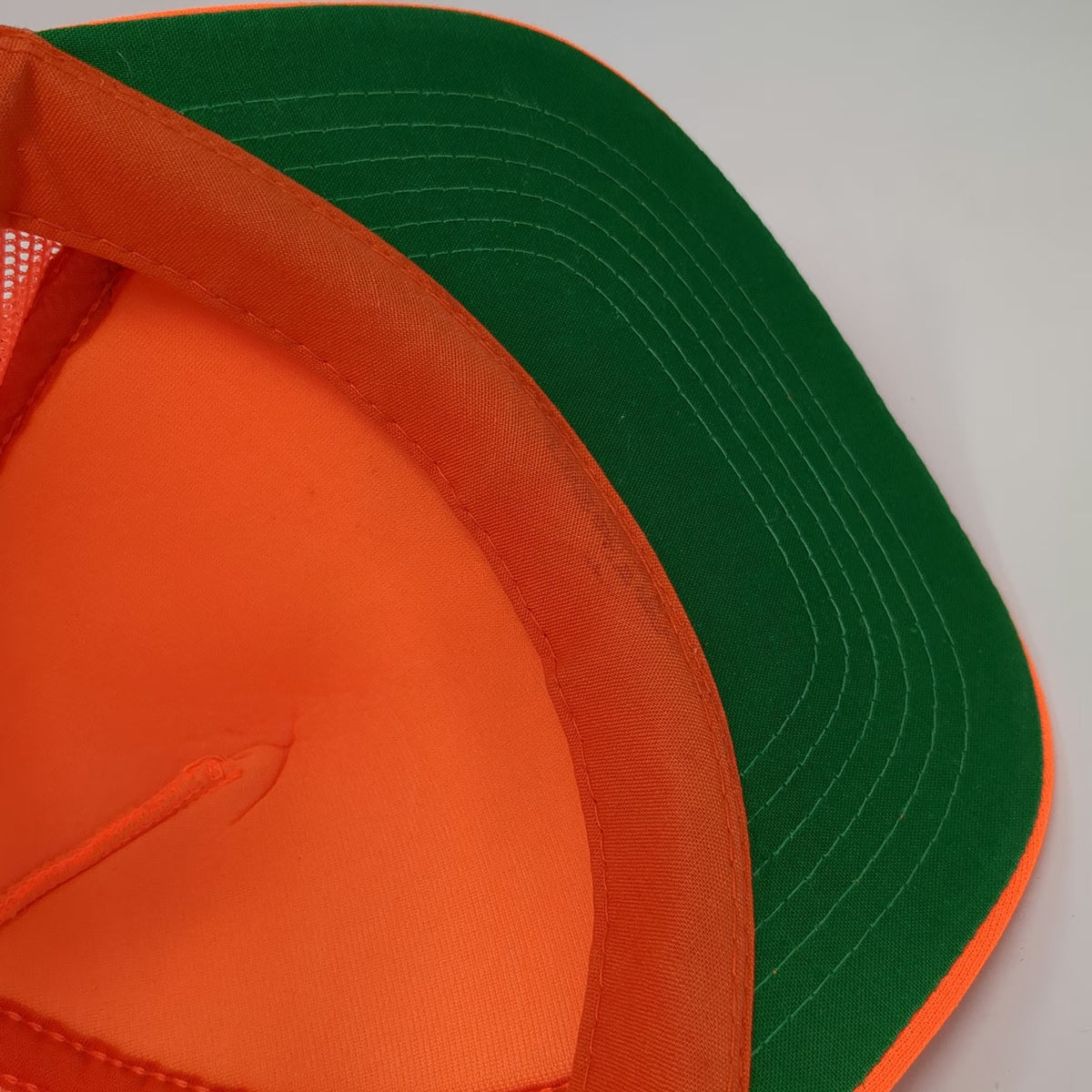 K-Products Trucker Hat Orange One Size Mesh Back Elk Graphic Nucla Colorado