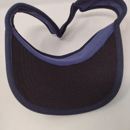 United Strapback Sun Visor Cap Blue OSFA Adjustable Embroidered Lightweight