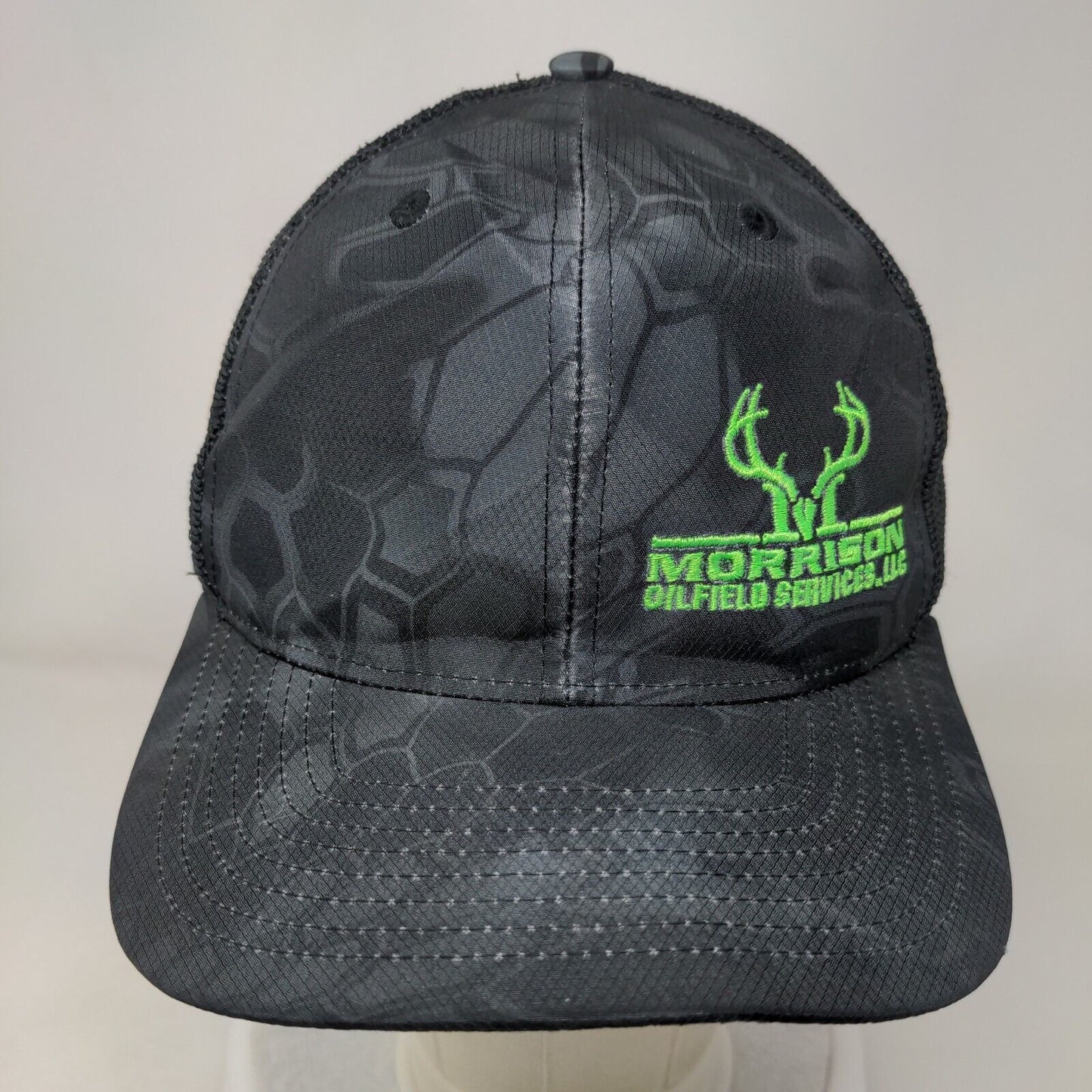 Morrison Oilfield Services Snapback Mesh Back Trucker Hat Multi One Size