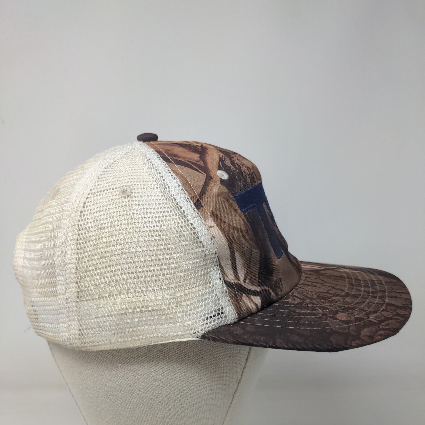TW Snapback Mesh Back Trucker Hat Camo OSFA Embroidered TW Logo