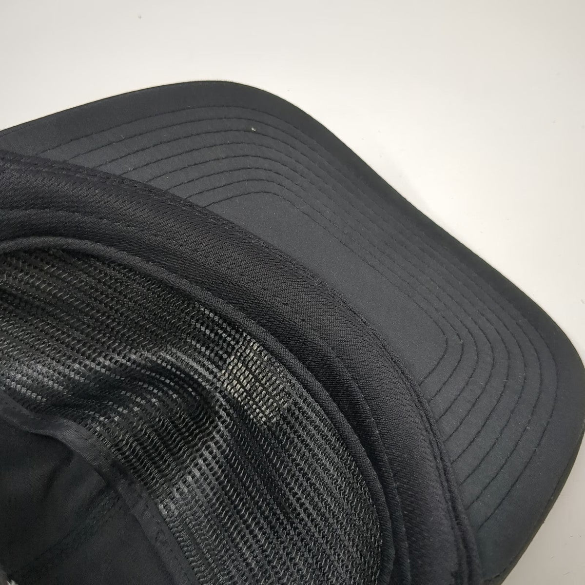 Imperial Callaway 5 Panel Black One Size Hat Rope Brim Snapback Golf Polyester