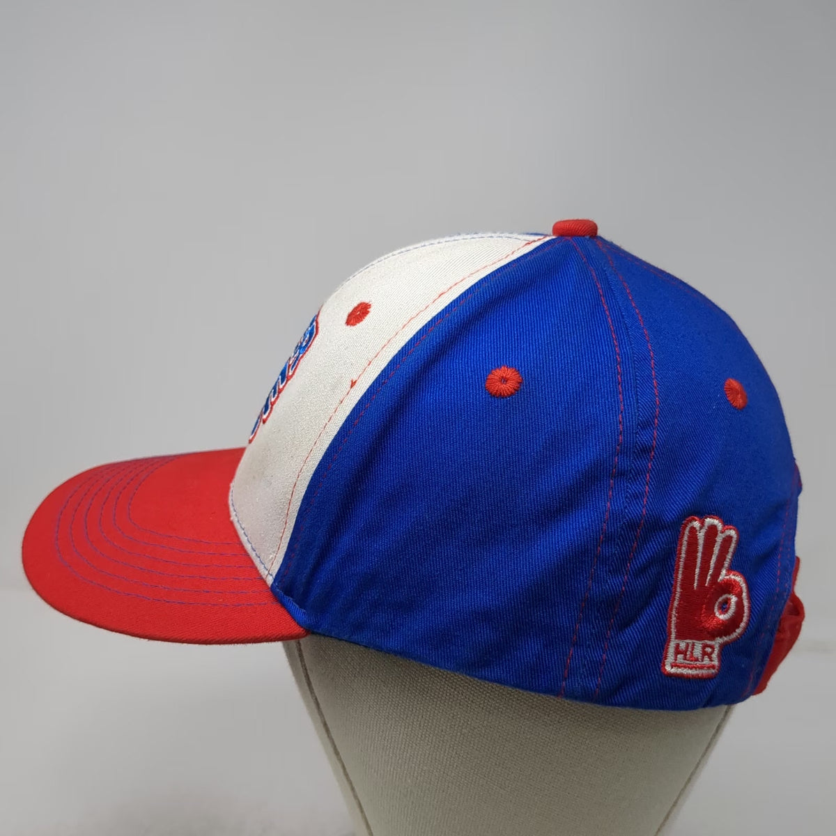 WWE John Cena Never Give Up Baseball Cap Blue Red White One Size Strapback Hat