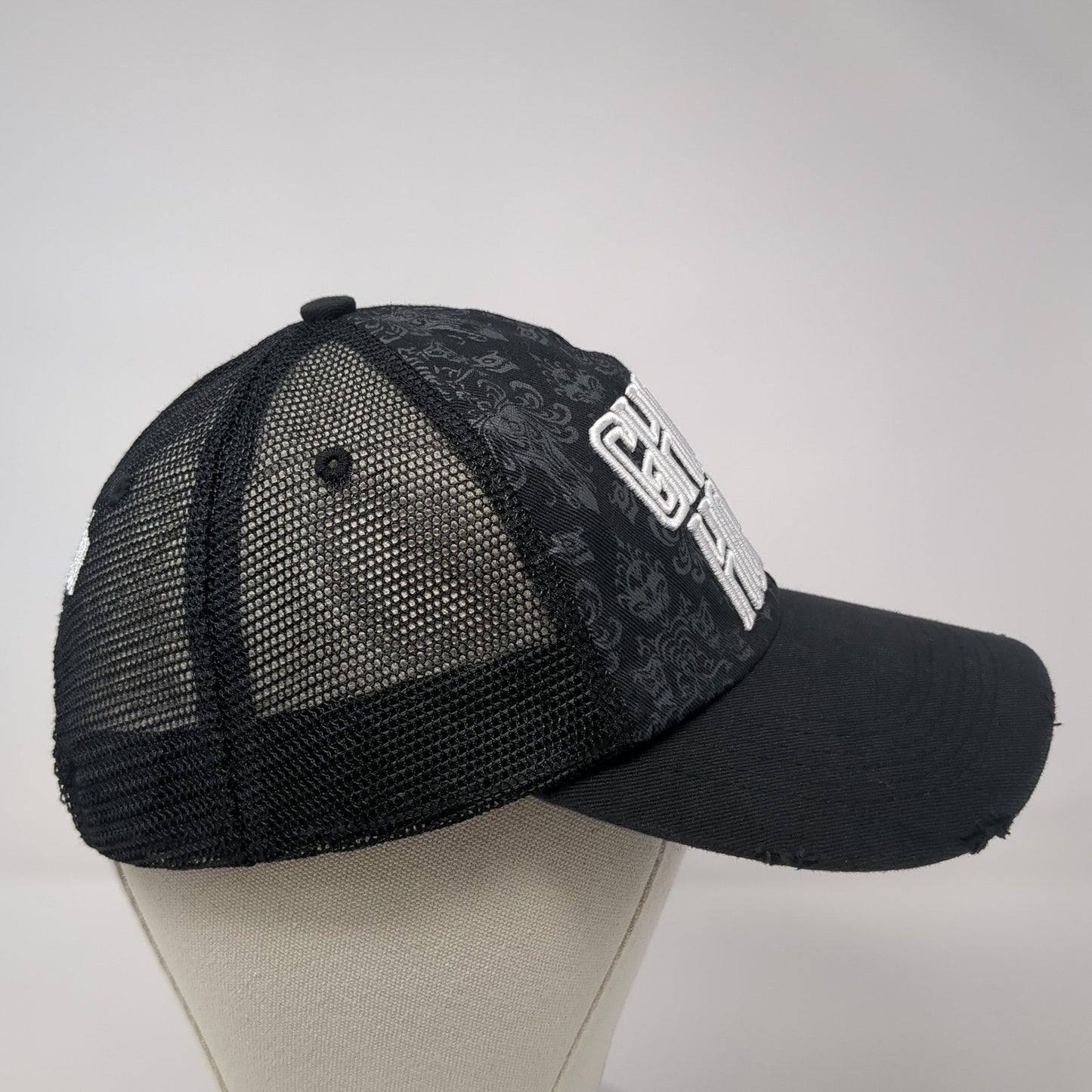 Ghost Host The Haunted Trucker Hat Black One Size Adjustable Mesh Back Disney