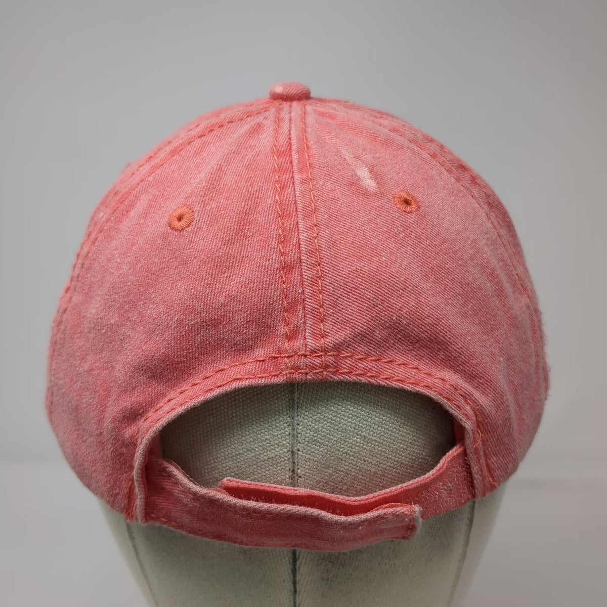 EST Baseball Cap Pink One Size Amelia Island Florida Embroidered Cotton Hat