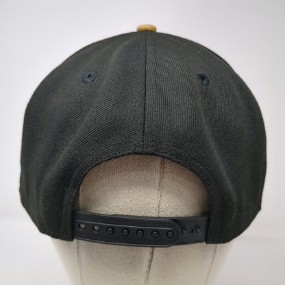 Atlanta Braves MLB New Era Snapback Hat Black One Size Brown Gold Green 9FIFTY
