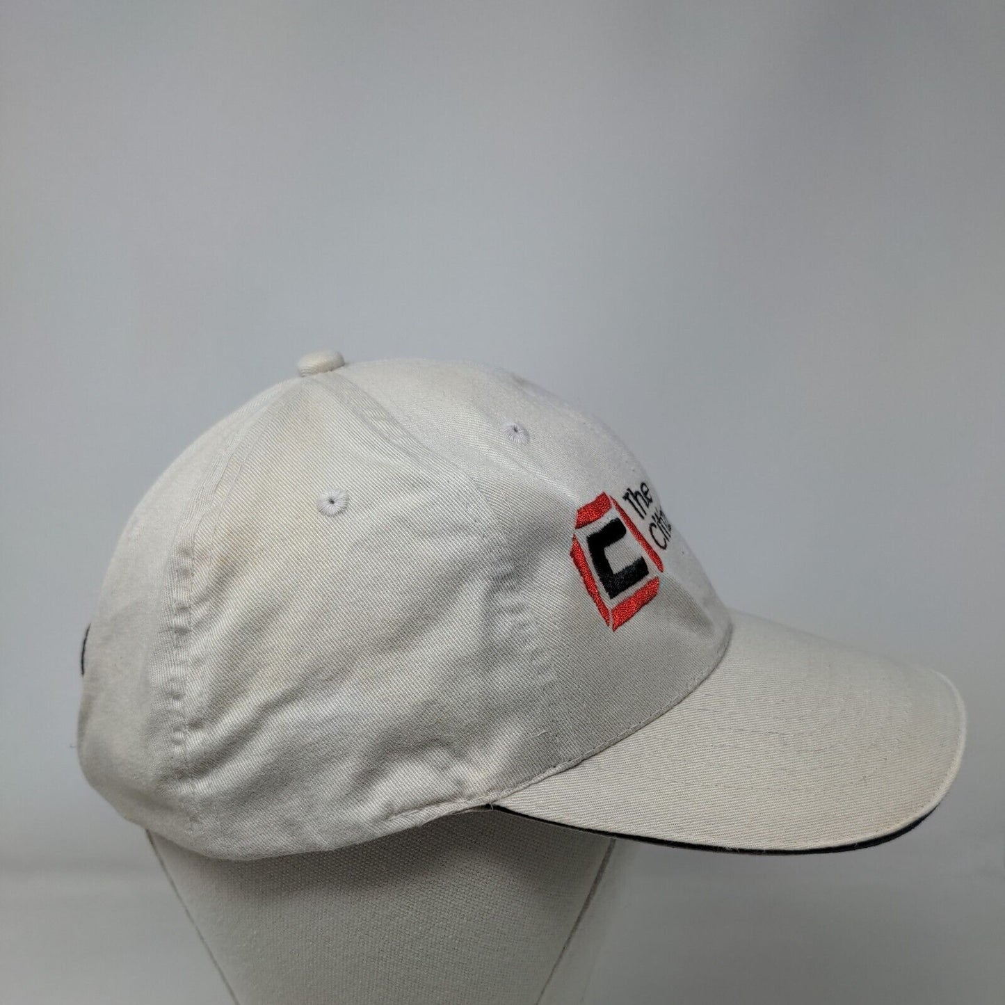 The Citizens Bank Slideback Hat Tan One Size Embroidered Norwood