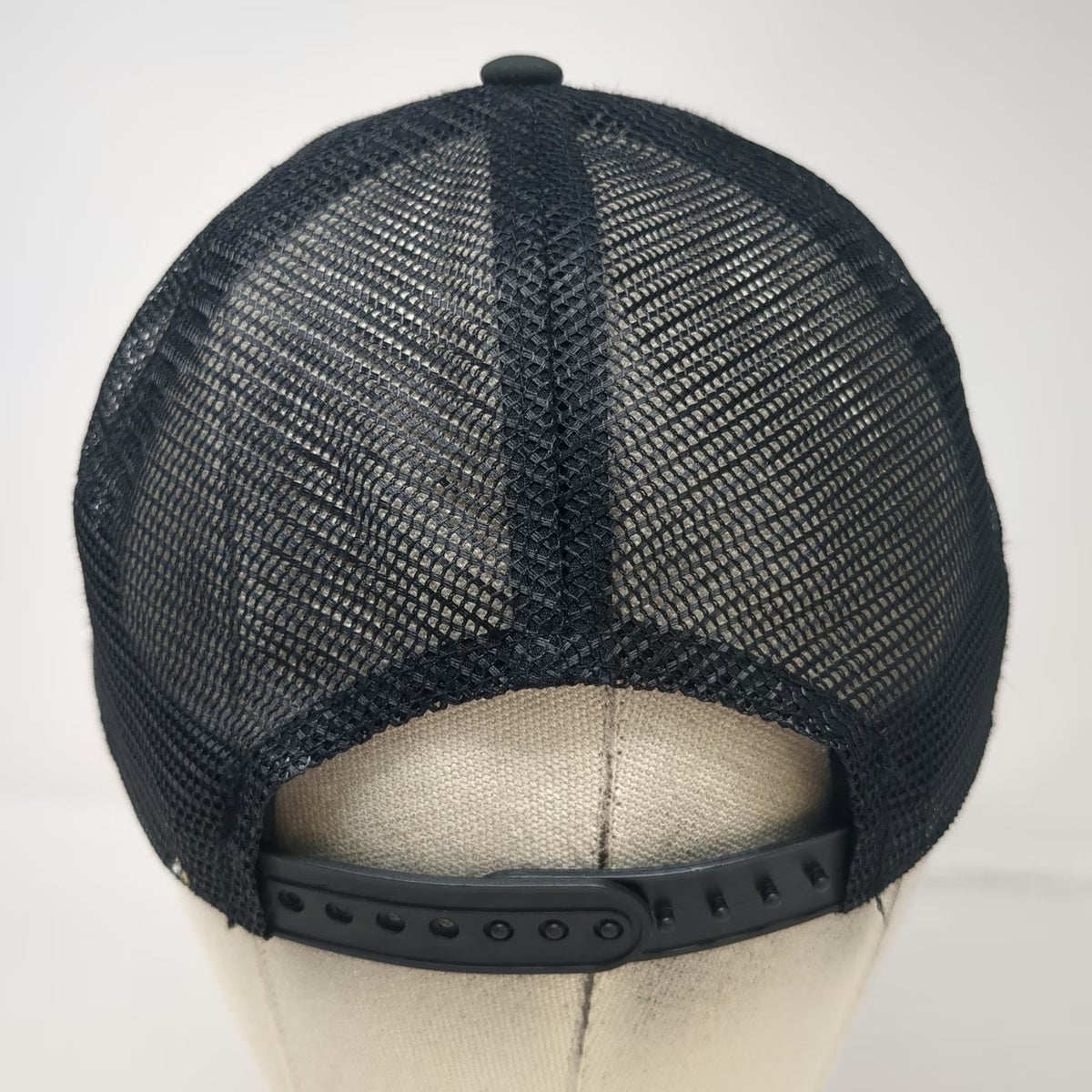 Tesla Trucker Hat Black One Size Mesh Back Snapback Deep Space Logo Hat