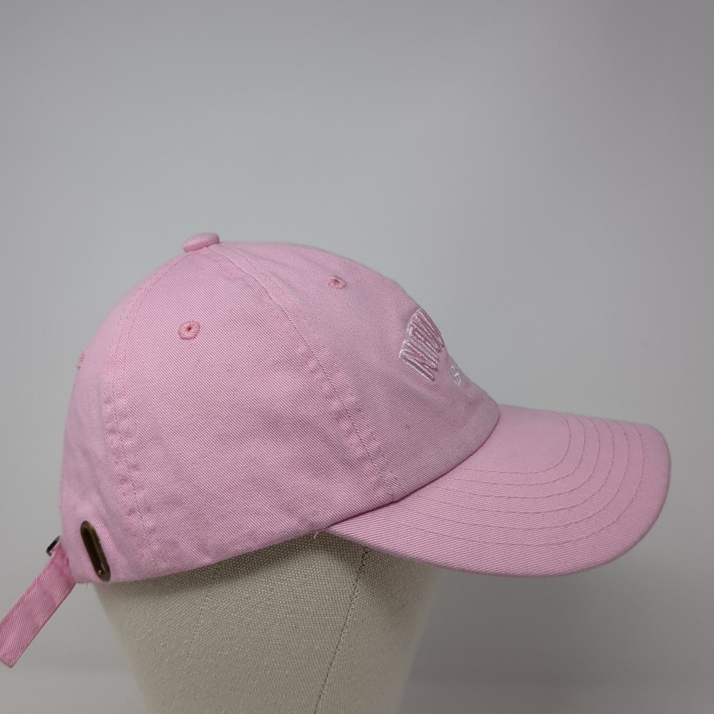 New York Est. 1625 Slideback Baseball Cap Pink One Size Adjustable by Elidan