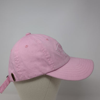 New York Est. 1625 Slideback Baseball Cap Pink One Size Adjustable by Elidan