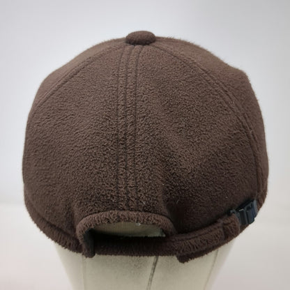 Conte of Florence Baseball Cap Black One Size Fleece Ear Flaps Callaway Logo Hat