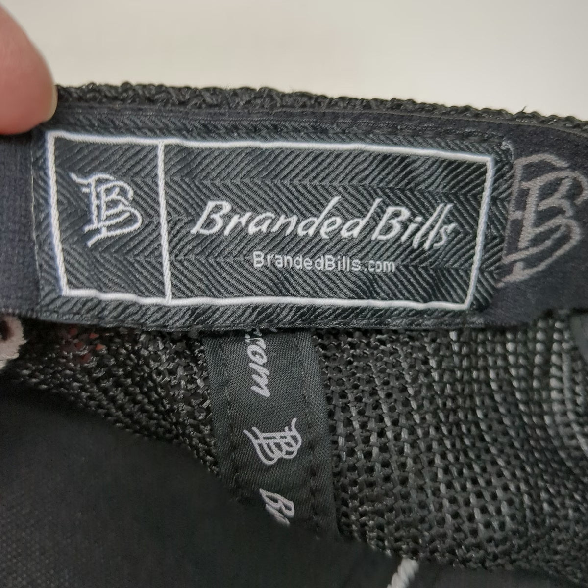 Branded Bills Winsupply of Denver Trucker Hat Black One Size Snapback Mesh
