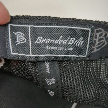 Branded Bills Winsupply of Denver Trucker Hat Black One Size Snapback Mesh