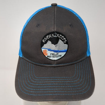 Rivers2Reefs Field Institute Snapback Trucker Hat Multi One Size Mesh Back