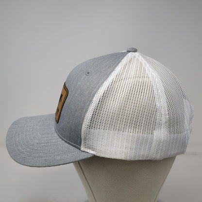 Richardson Trucker Hat Gray One Size Even Flow Rain Gutters Patch Snapback