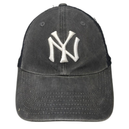 American Needle New York Yankees MLB Baseball Cap Gray One Size Mesh Slideback