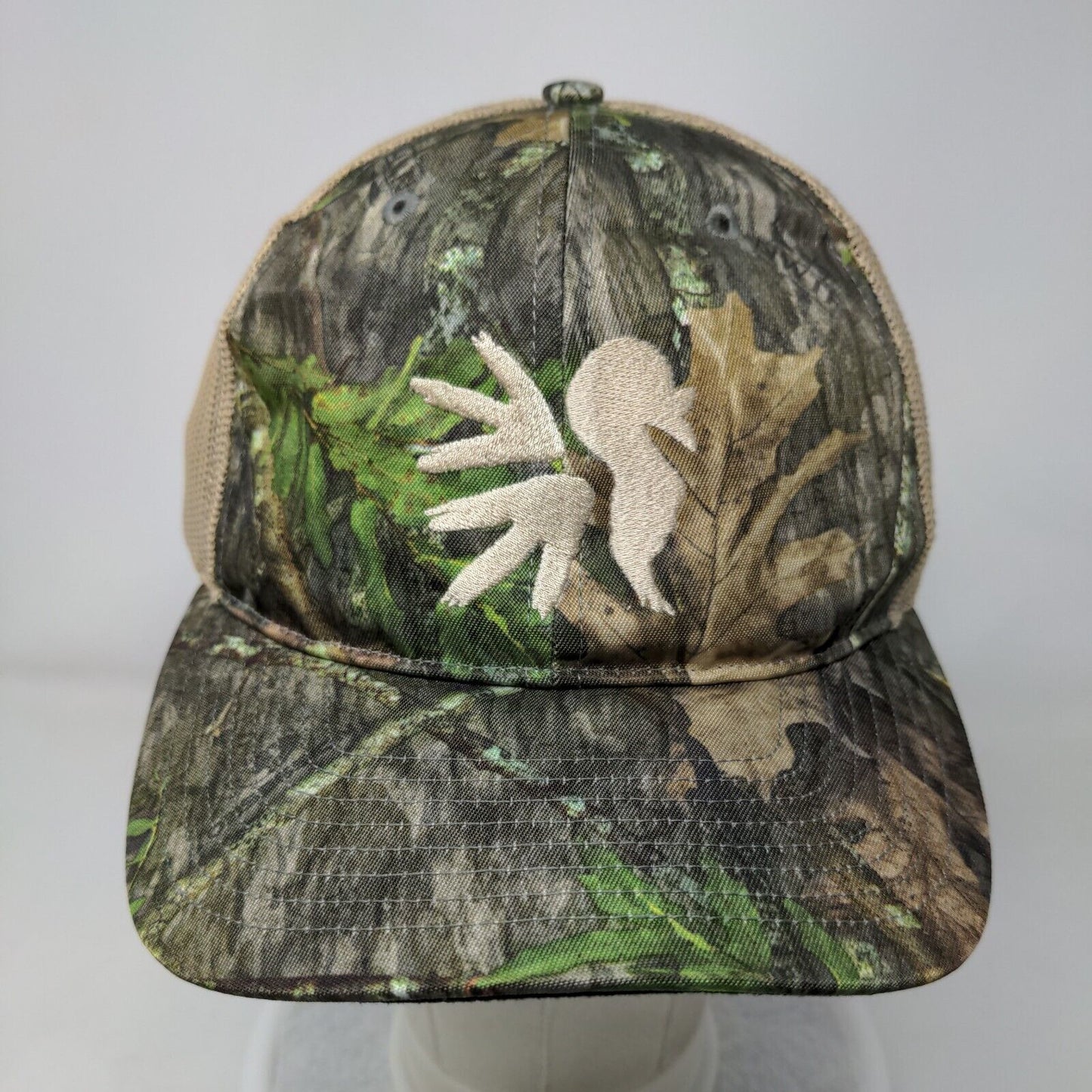 Richardson Snapback Mesh Back Trucker Hat Camouflage One Size 6 Panel