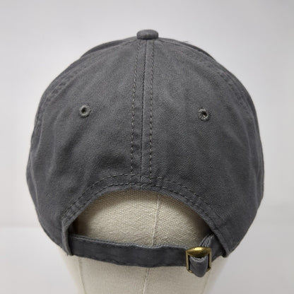 Steamliner Aquatics Slideback Hat Gray One Size Adjustable Embroidered Cotton
