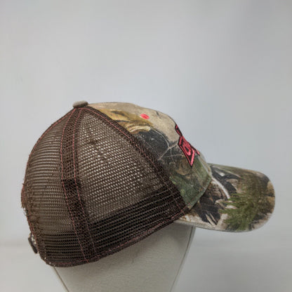 Chevrolet Strapback Mesh Back Trucker Hat Camo OSFM Embroidered