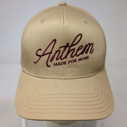 Otto 5 Panel Beige One Size Snapback Hat Anthem Made For More Structured Cap