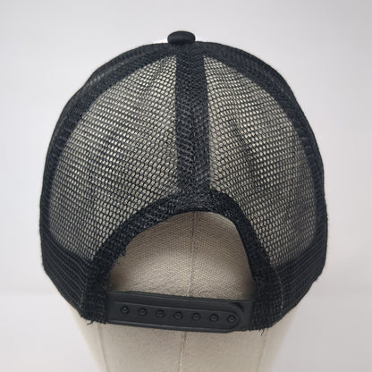 Rad Dad Snapback Trucker Hat Black One Size Adjustable Mesh Back