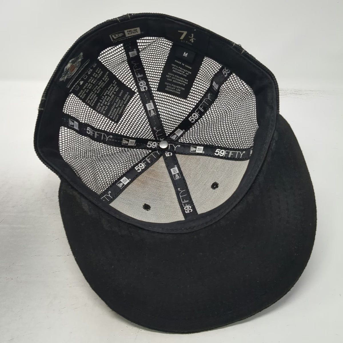 New Era Harley-Davidson Performance Parts Black 7 1/4 Baseball Cap Hat Mesh Back