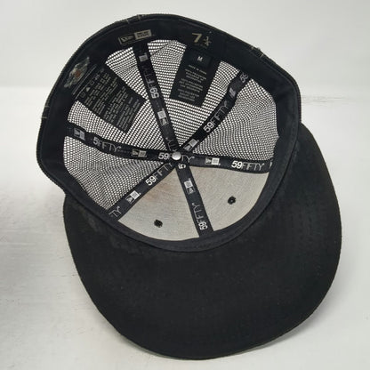 New Era Harley-Davidson Performance Parts Black 7 1/4 Baseball Cap Hat Mesh Back