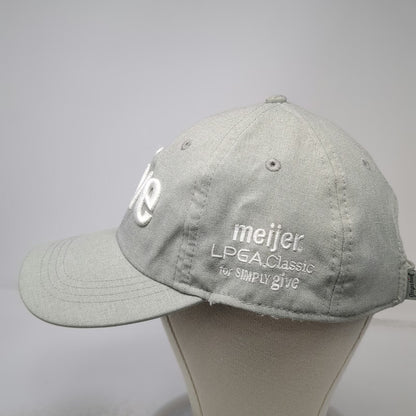 Imperial Baseball Cap Gray One Size Meijer LPGA Classic Simply Give Golf Hat