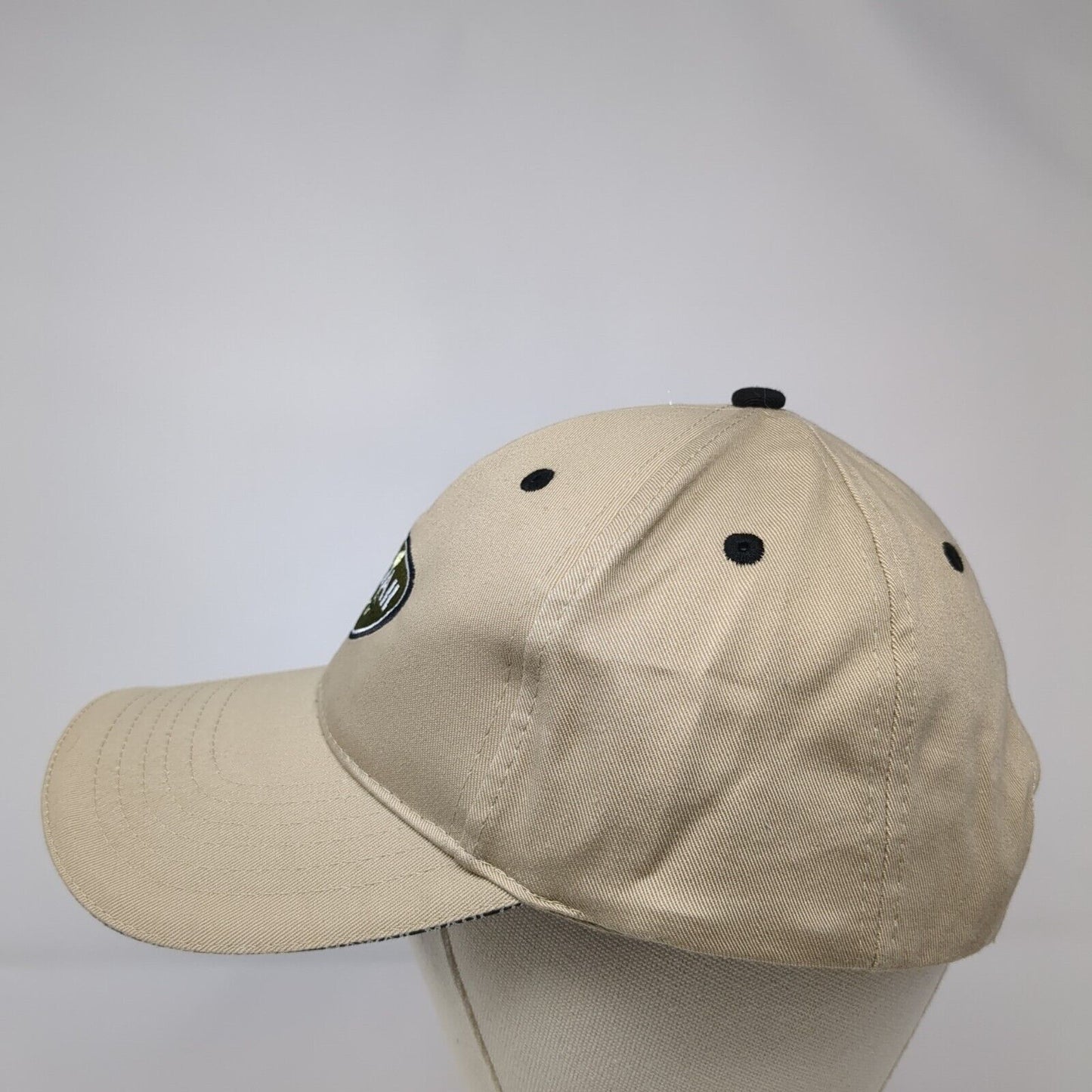 Hawaii Est 1959 Strapback Hat Tan OS Adjustable Embroidered Surfware Cotton