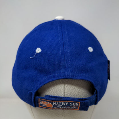 Creating An Urban Legend Strapback Hat Blue OSFM Embroidered Native Sun Sports