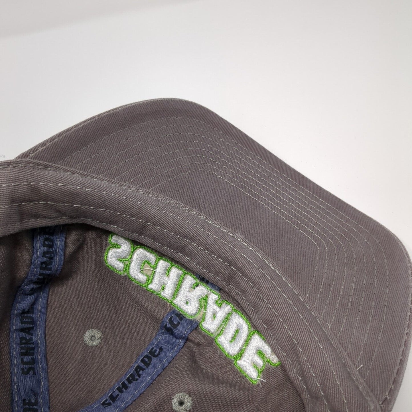 Schrade Slideback Hat Gray One Size Adjustable Embroidered 6 Panel