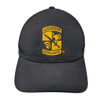 Leadership Excellence Strapback Hat Black OSFA Embroidered 6 Panel